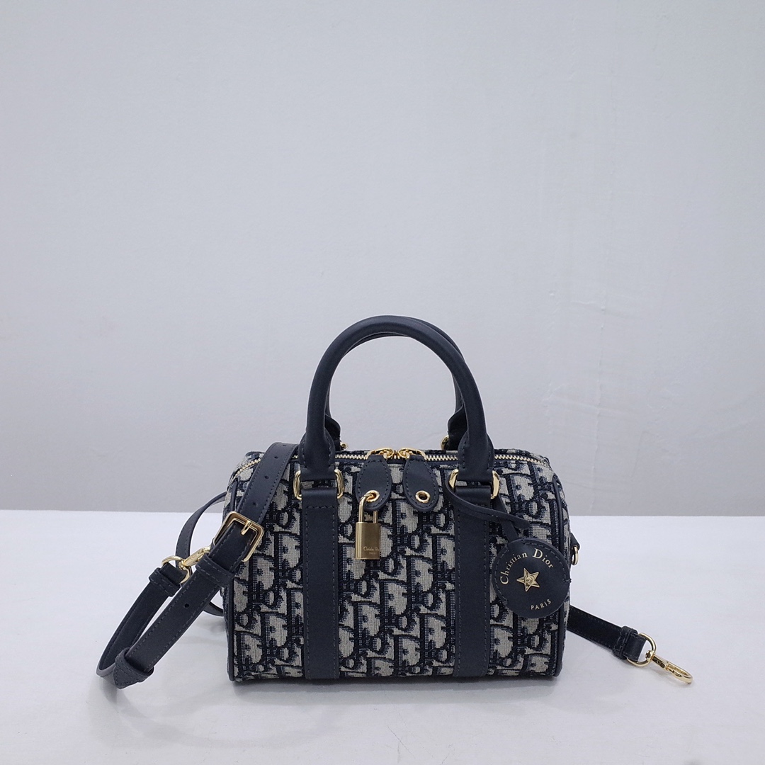 Dior Groove 20 Bag Blue Dior Oblique Jacquard